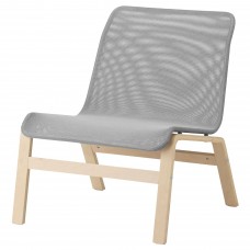Крісло IKEA NOLMYRA березовий шпон сірий (102.335.32)