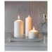 Подставка для свечи IKEA IDEAL белый 25x25 см (102.396.47)