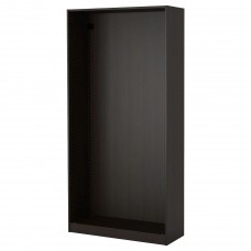 Каркас гардероба IKEA PAX чорно-коричневий 100x35x201 см (102.602.81)
