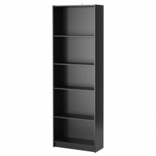 Стелаж для книг IKEA FINNBY чорний 60x180 см (102.611.29)
