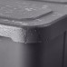 Контейнер с крышкой IKEA KLAMTARE темно-серый 27x45x15 см (102.923.62)