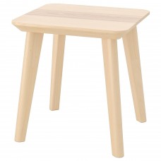 Журнальний столик IKEA LISABO ясеневий шпон 45x45 см (102.976.56)