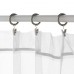 Кільце для штори IKEA SYRLIG нікельований 25 мм (103.057.98)