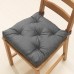 Подушка на стілець IKEA MALINDA сірий 40/35x38x7 см (103.310.14)