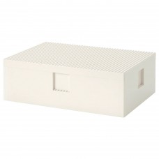 Коробка LEGO® с крышкой IKEA BYGGLEK 35x26x12 см (103.542.08)