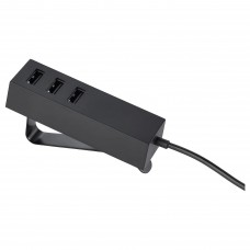 Зарядное устройство USB IKEA LORBY черный (103.819.66)