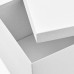 Коробка с крышкой IKEA TJENA белый 18x25x15 см (103.954.21)