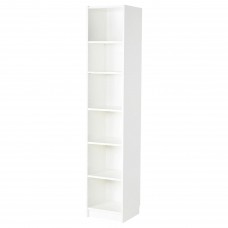 Стеллаж для книг IKEA BILLY белый 40x40x202 см (104.019.31)
