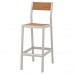 Барний стілець з спинкою IKEA SJALLAND світло-коричневий (104.019.88)