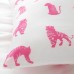 Комплект постільної білизни IKEA URSKOG тигр рожевий 150x200/50x60 см (104.027.56)