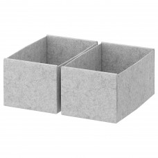 Коробка IKEA KOMPLEMENT светло-серый 15x27x12 см (104.040.53)