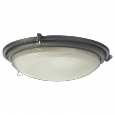 Потолочный LED светильник IKEA BOGSPROT антрацит 36 см (104.048.83)