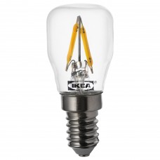 LED лампочка грушоподібна E14 80лм IKEA RYET прозорий (104.163.91)