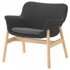 Крісло IKEA VEDBO темно-сірий (104.241.26)