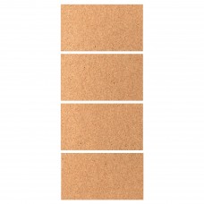 4 панели для рамы раздвижной двери IKEA KIRKENES пробковый шпон 100x236 см (104.254.61)