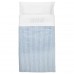 Комплект постільної білизни IKEA GULSPARV смугастий синій 110x125/35x55 см (104.270.64)