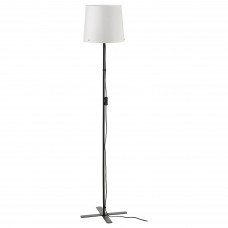 Торшер IKEA BARLAST чорний білий 150 см (104.303.68)
