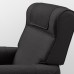 Крісло розкладне IKEA MUREN темно-сірий (104.385.57)