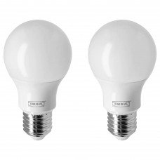LED лампочка E27 806 лм IKEA RYET шаровидная молочный (104.387.22)