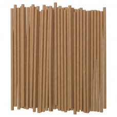 Трубочка IKEA FORNYANDE бумага коричневый (104.455.91)