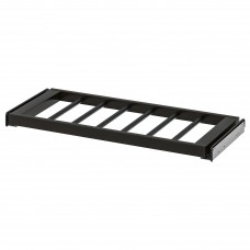 Выдвижная вешалка для брюк IKEA KOMPLEMENT черно-коричневый 75x35 см (104.465.24)