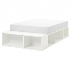 Каркас ліжка IKEA PLATSA білий 140x200 см (104.530.86)