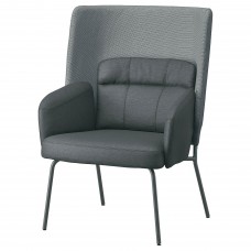 Крісло з високою спинкою IKEA BINGSTA темно-сірий темно-сірий (104.542.36)
