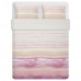 Комплект постельного белья IKEA ALPDRABA розовый полоска 200x200/50x60 см (104.604.97)