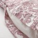 Комплект постільної білизни IKEA JATTEVALLMO білий темно-рожевий 200x200/50x60 см (104.609.73)