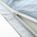 Комплект постільної білизни IKEA BLAVINDA світло-синій 150x200/50x60 см (104.617.84)