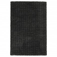 Килим IKEA LANGSTED короткий ворс чорний 60x90 см (104.825.74)
