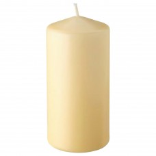 Неароматическая формовая свеча IKEA DAGLIGEN светло-желтый 14 см (104.826.87)