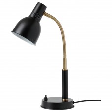 Настольная лампа IKEA BASTERUD черный (104.831.92)