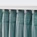 Затемняющие гардины IKEA ELDTORN серо-бирюзовый 145x300 см (104.881.04)