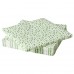 Серветка паперова IKEA INBJUDEN білий зелений 33x33 см (104.914.32)