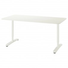 Письмовий стіл IKEA BEKANT білий 160x80 см (190.228.08)
