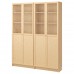 Стеллаж для книг IKEA BILLY / OXBERG березовый шпон 160x30x202 см (190.234.07)