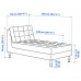 Кушетка - додаткова секція дивану IKEA LANDSKRONA чорний (191.240.34)
