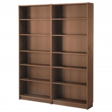 Стелаж для книг IKEA BILLY коричневий 160x28x202 см (191.556.24)