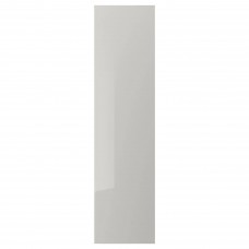 Дверца с петлями IKEA FARDAL глянцевый светло-серый 50x195 см (191.777.01)