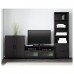 Комбінація шаф для TV IKEA BRIMNES чорний 258x41x190 см (191.843.39)