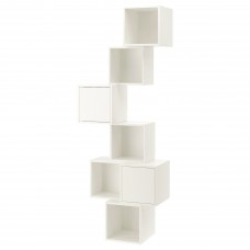 Комбінація настінних шаф IKEA EKET білий 80x35x210 см (191.890.30)