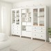 Комбінація шаф та стелажів IKEA HEMNES білий 270x197 см (192.337.59)