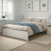 Каркас кровати IKEA SONGESAND белый ламели LUROY 160x200 см (192.412.93)