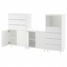 Комбинация шкафчиков IKEA PLATSA белый 220x42x133 см (192.521.25)
