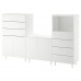 Комбінація шаф IKEA PLATSA білий 220x42x133 см (192.521.25)