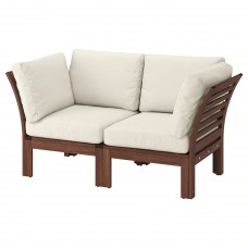 Модульний диван IKEA APPLARO коричневий бежевий 160x80x84 см (192.599.09)