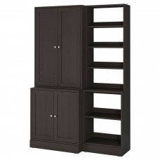 Книжкова шафа IKEA HAVSTA темно-коричневий 142x47x212 см (192.751.36)