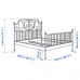 Каркас кровати IKEA LEIRVIK белый 140x200 см (192.772.63)