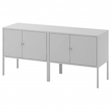 Комбінація шаф IKEA LIXHULT сірий 120x35x57 см (192.791.77)